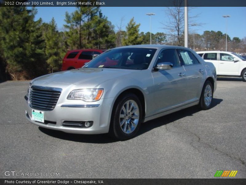 Bright Silver Metallic / Black 2012 Chrysler 300 Limited