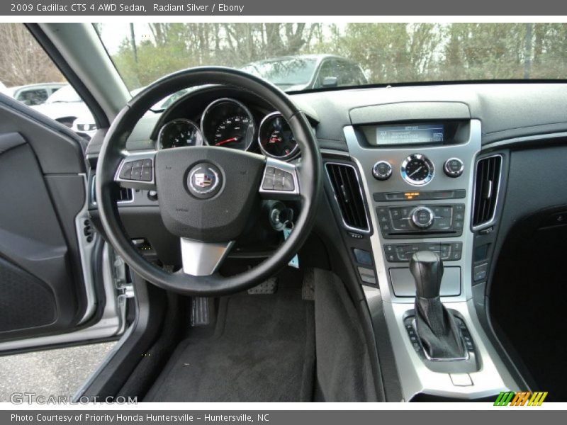 Radiant Silver / Ebony 2009 Cadillac CTS 4 AWD Sedan