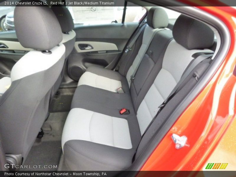 Red Hot / Jet Black/Medium Titanium 2014 Chevrolet Cruze LS