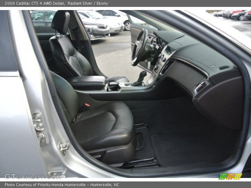 Radiant Silver / Ebony 2009 Cadillac CTS 4 AWD Sedan