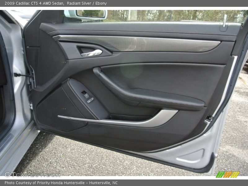 Radiant Silver / Ebony 2009 Cadillac CTS 4 AWD Sedan