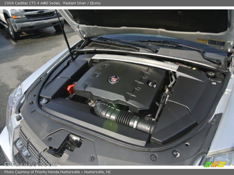 Radiant Silver / Ebony 2009 Cadillac CTS 4 AWD Sedan