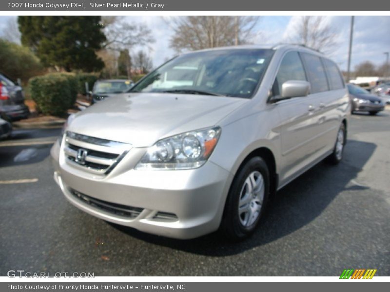 Silver Pearl Metallic / Gray 2007 Honda Odyssey EX-L