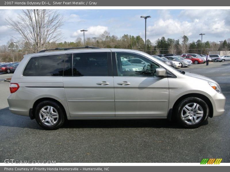 Silver Pearl Metallic / Gray 2007 Honda Odyssey EX-L