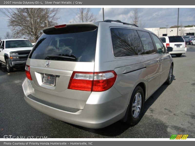 Silver Pearl Metallic / Gray 2007 Honda Odyssey EX-L