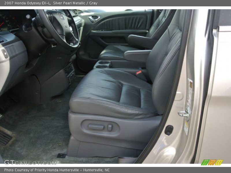 Silver Pearl Metallic / Gray 2007 Honda Odyssey EX-L