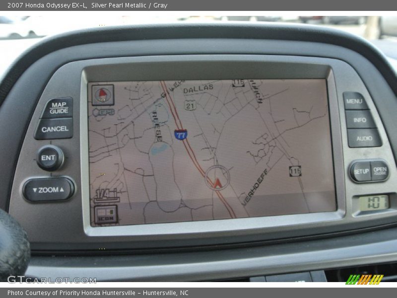 Silver Pearl Metallic / Gray 2007 Honda Odyssey EX-L