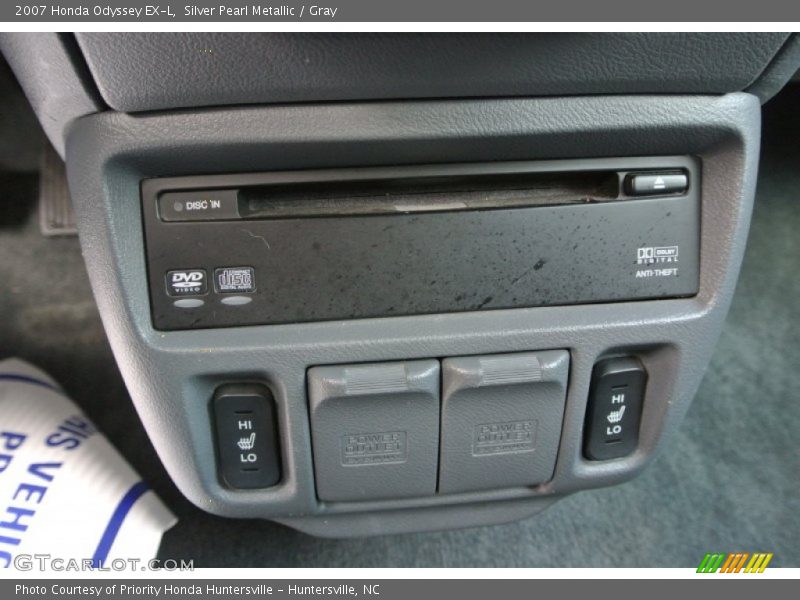 Silver Pearl Metallic / Gray 2007 Honda Odyssey EX-L