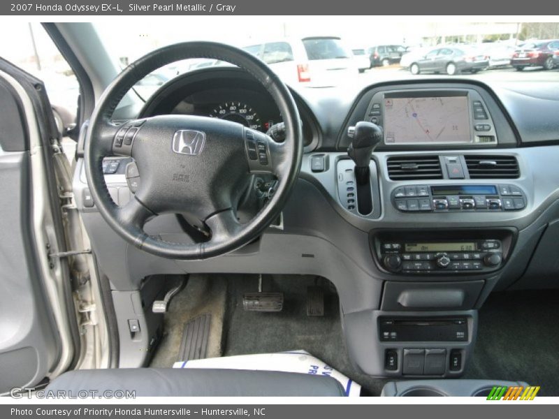 Silver Pearl Metallic / Gray 2007 Honda Odyssey EX-L