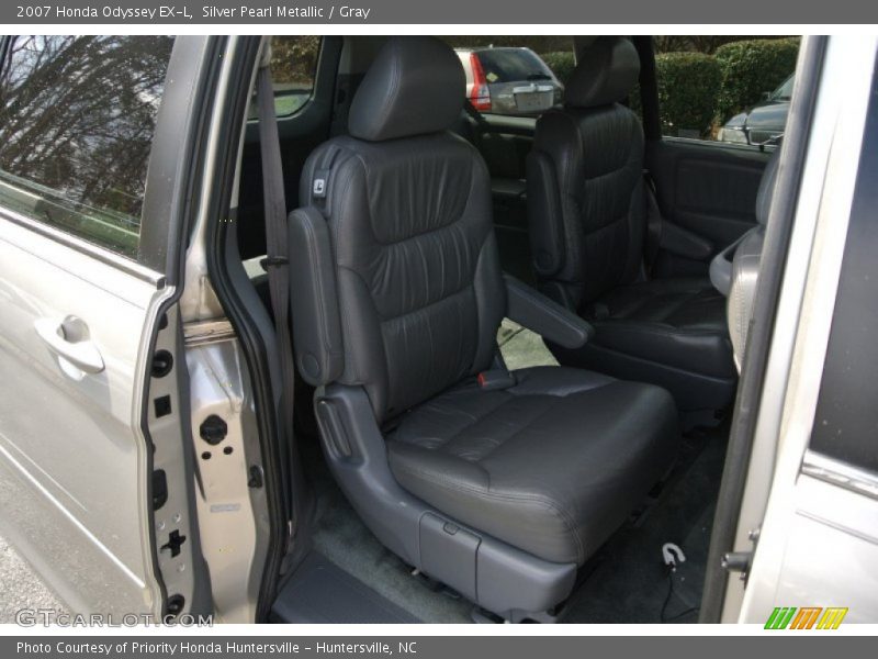 Silver Pearl Metallic / Gray 2007 Honda Odyssey EX-L