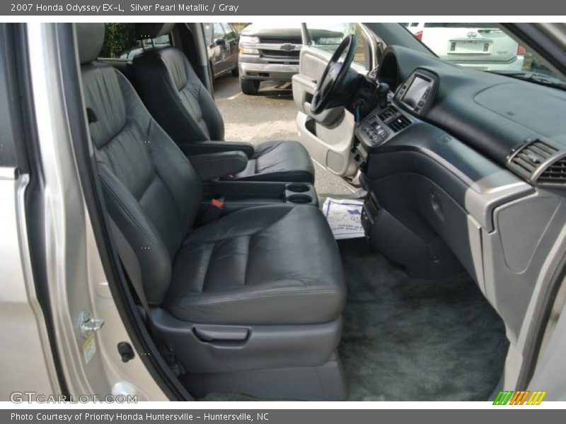 Silver Pearl Metallic / Gray 2007 Honda Odyssey EX-L