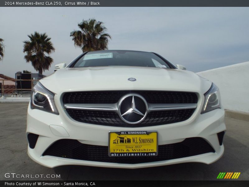 Cirrus White / Black 2014 Mercedes-Benz CLA 250