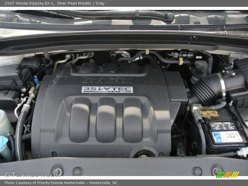 Silver Pearl Metallic / Gray 2007 Honda Odyssey EX-L