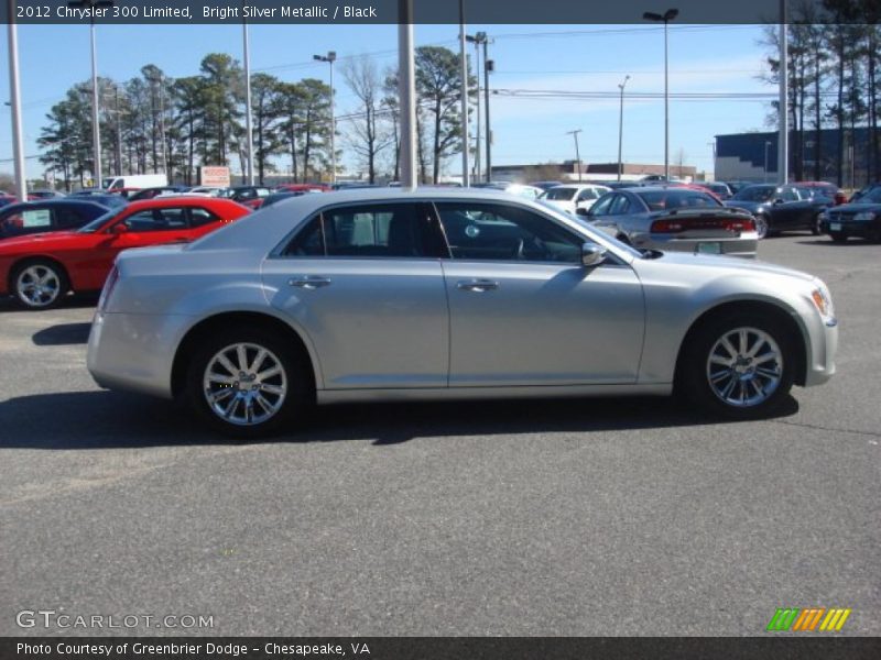 Bright Silver Metallic / Black 2012 Chrysler 300 Limited