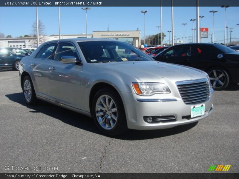 Bright Silver Metallic / Black 2012 Chrysler 300 Limited