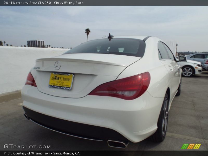 Cirrus White / Black 2014 Mercedes-Benz CLA 250