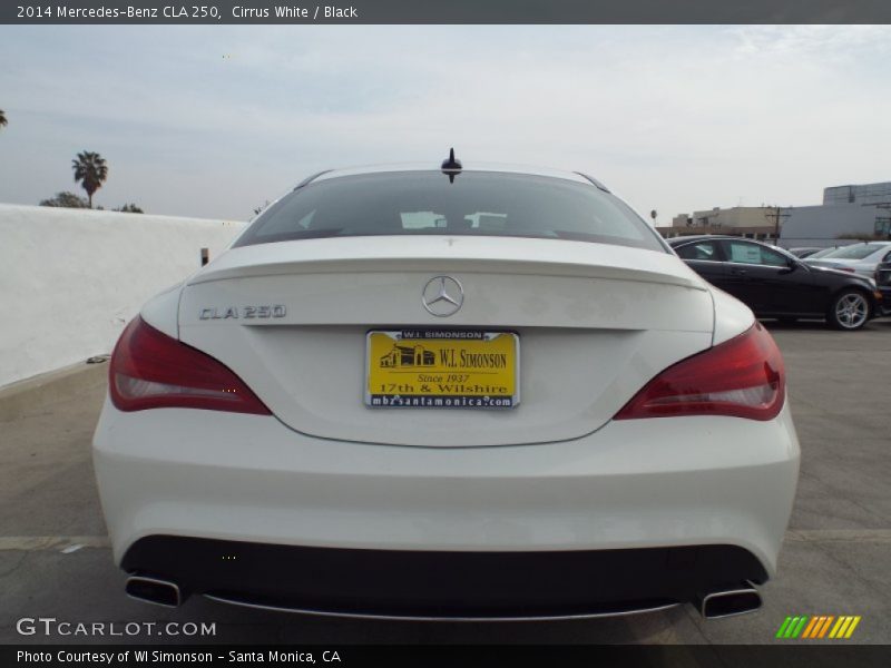 Cirrus White / Black 2014 Mercedes-Benz CLA 250