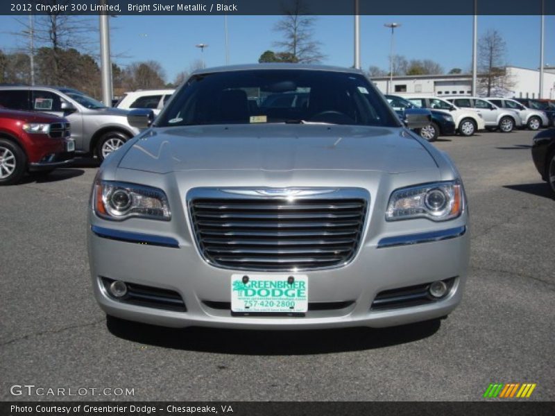 Bright Silver Metallic / Black 2012 Chrysler 300 Limited
