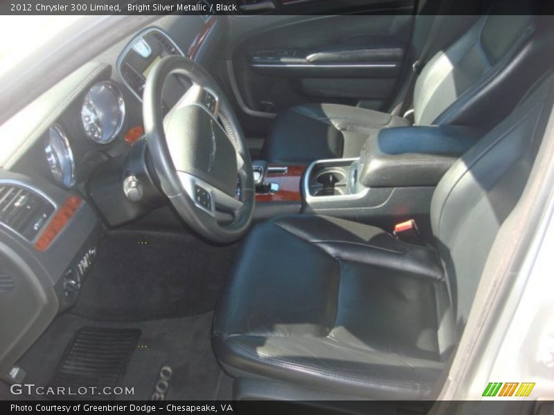 Bright Silver Metallic / Black 2012 Chrysler 300 Limited