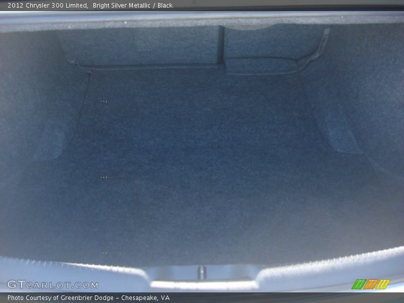 Bright Silver Metallic / Black 2012 Chrysler 300 Limited
