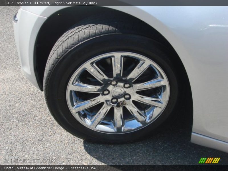 Bright Silver Metallic / Black 2012 Chrysler 300 Limited