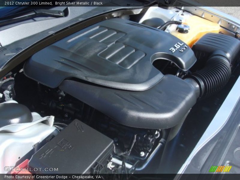 Bright Silver Metallic / Black 2012 Chrysler 300 Limited