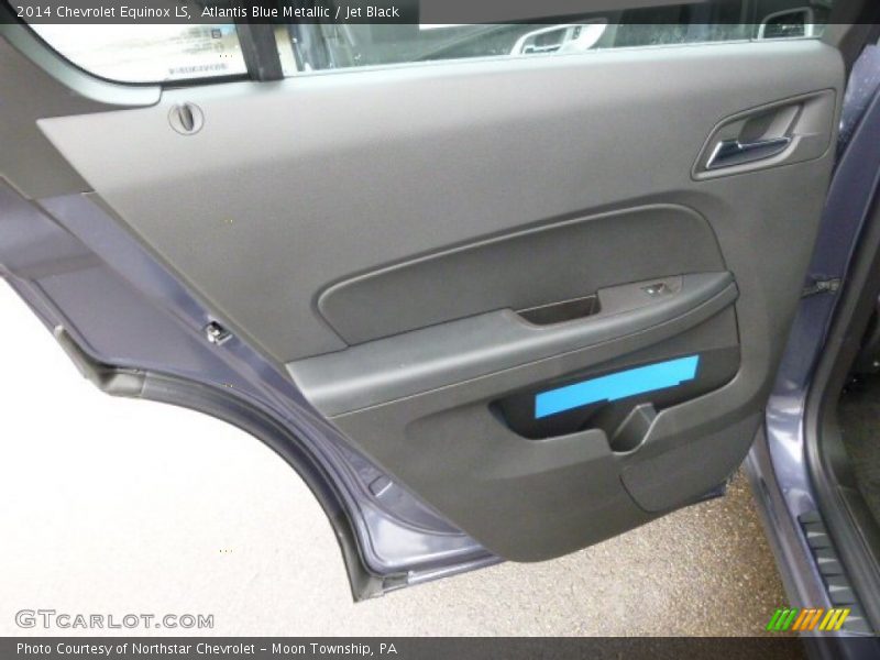 Atlantis Blue Metallic / Jet Black 2014 Chevrolet Equinox LS