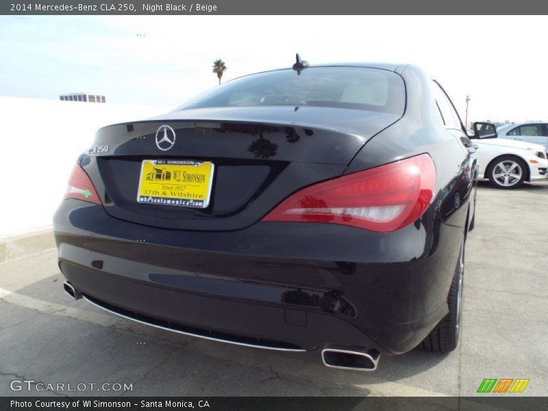 Night Black / Beige 2014 Mercedes-Benz CLA 250