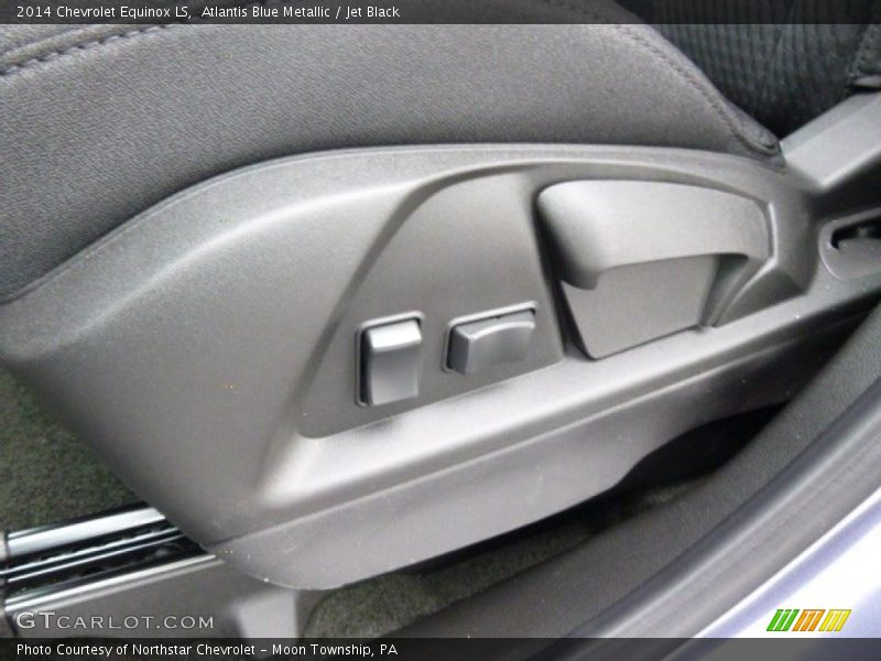 Atlantis Blue Metallic / Jet Black 2014 Chevrolet Equinox LS