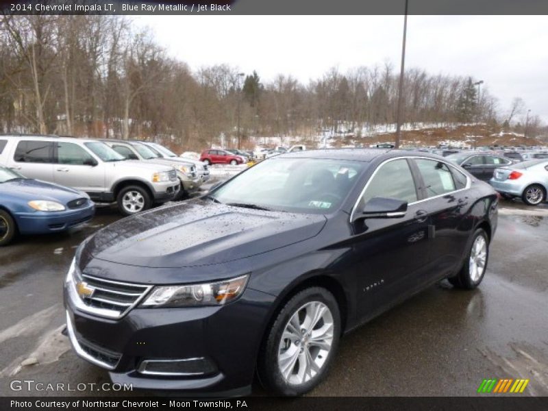 Blue Ray Metallic / Jet Black 2014 Chevrolet Impala LT