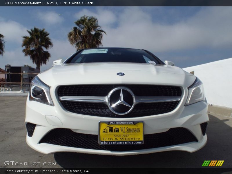 Cirrus White / Black 2014 Mercedes-Benz CLA 250