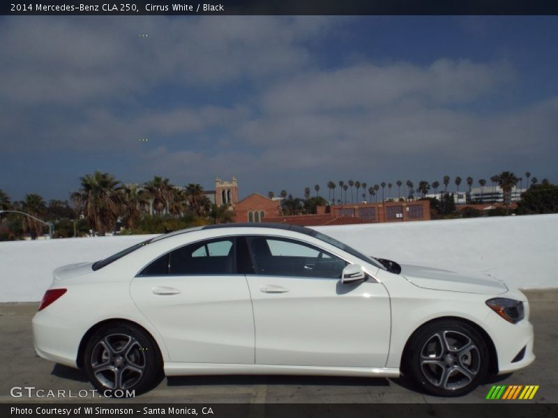 Cirrus White / Black 2014 Mercedes-Benz CLA 250