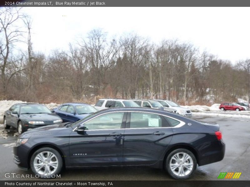Blue Ray Metallic / Jet Black 2014 Chevrolet Impala LT