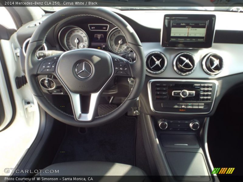Cirrus White / Black 2014 Mercedes-Benz CLA 250