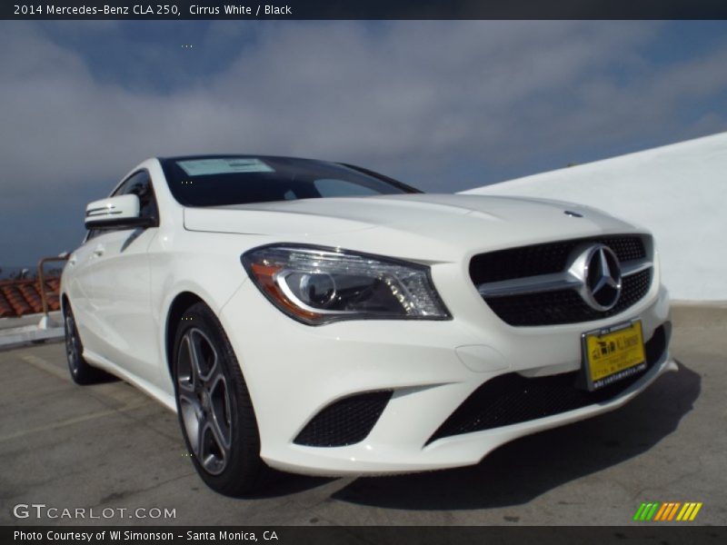 Cirrus White / Black 2014 Mercedes-Benz CLA 250