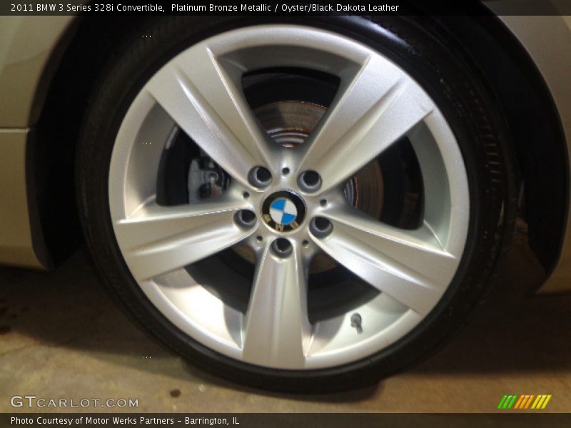 Platinum Bronze Metallic / Oyster/Black Dakota Leather 2011 BMW 3 Series 328i Convertible