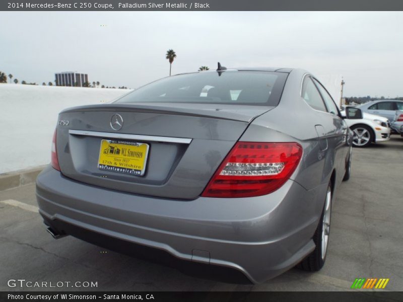 Palladium Silver Metallic / Black 2014 Mercedes-Benz C 250 Coupe