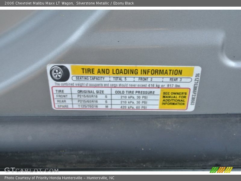 Silverstone Metallic / Ebony Black 2006 Chevrolet Malibu Maxx LT Wagon