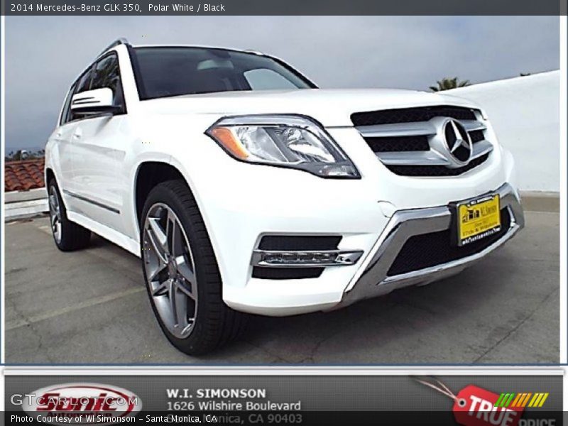 Polar White / Black 2014 Mercedes-Benz GLK 350