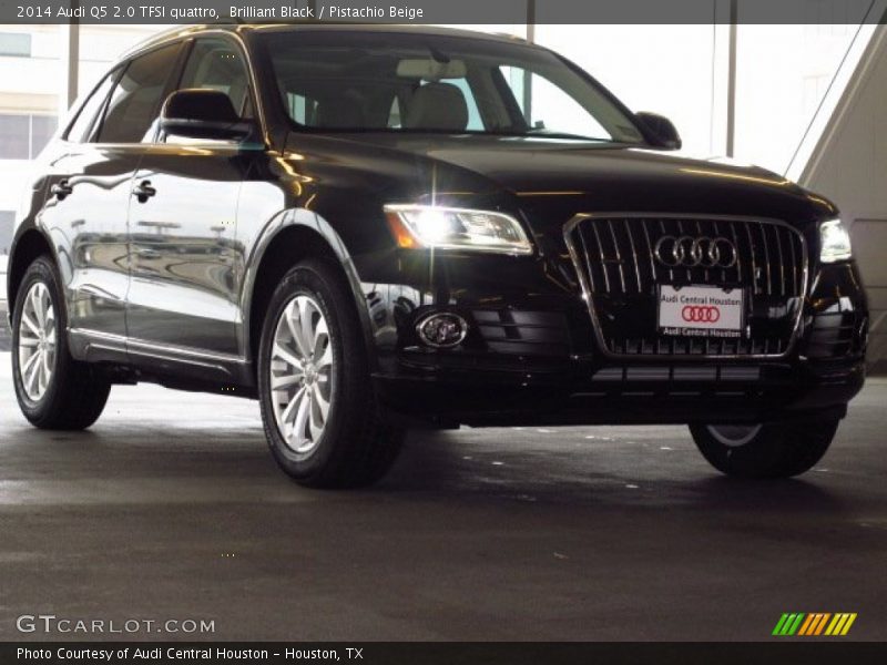 Brilliant Black / Pistachio Beige 2014 Audi Q5 2.0 TFSI quattro