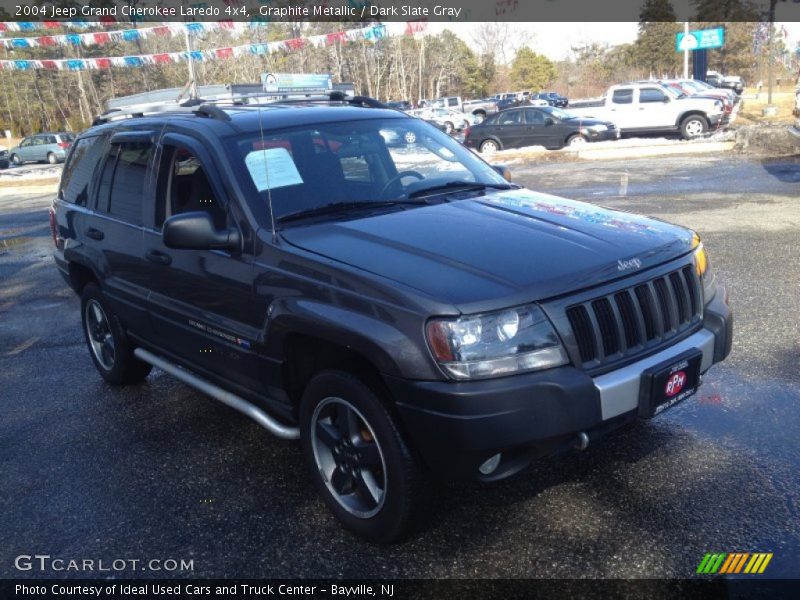 Graphite Metallic / Dark Slate Gray 2004 Jeep Grand Cherokee Laredo 4x4