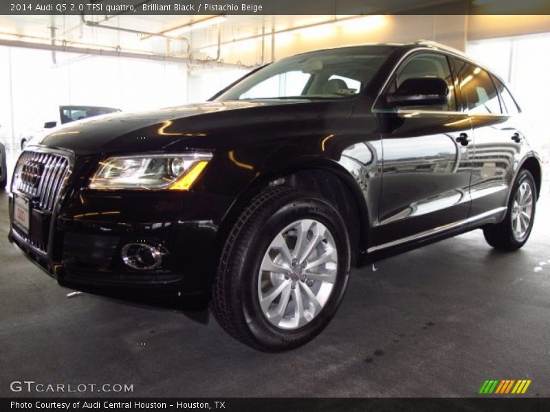 Brilliant Black / Pistachio Beige 2014 Audi Q5 2.0 TFSI quattro