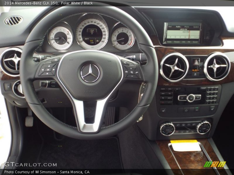 Polar White / Black 2014 Mercedes-Benz GLK 350