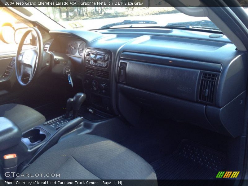 Graphite Metallic / Dark Slate Gray 2004 Jeep Grand Cherokee Laredo 4x4