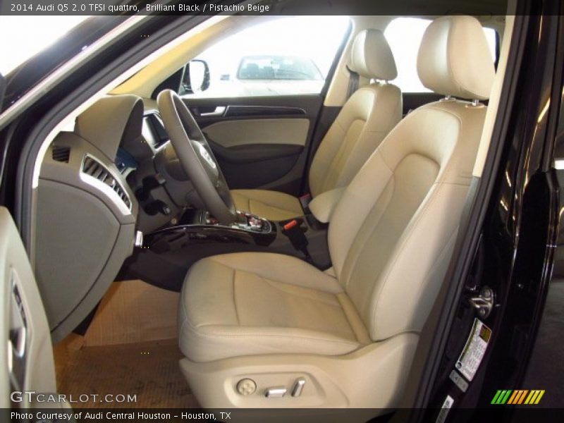 Brilliant Black / Pistachio Beige 2014 Audi Q5 2.0 TFSI quattro