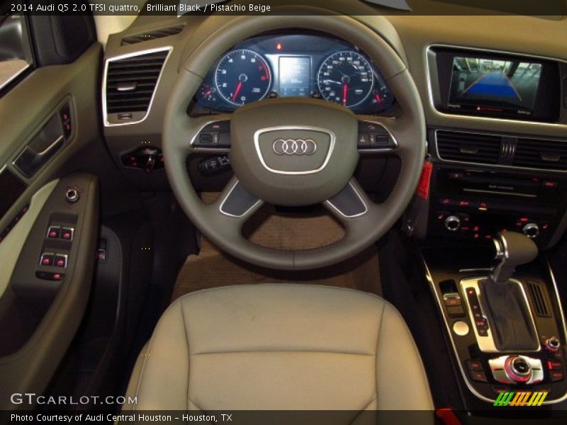 Brilliant Black / Pistachio Beige 2014 Audi Q5 2.0 TFSI quattro