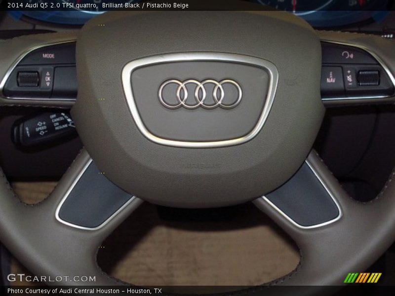 Brilliant Black / Pistachio Beige 2014 Audi Q5 2.0 TFSI quattro