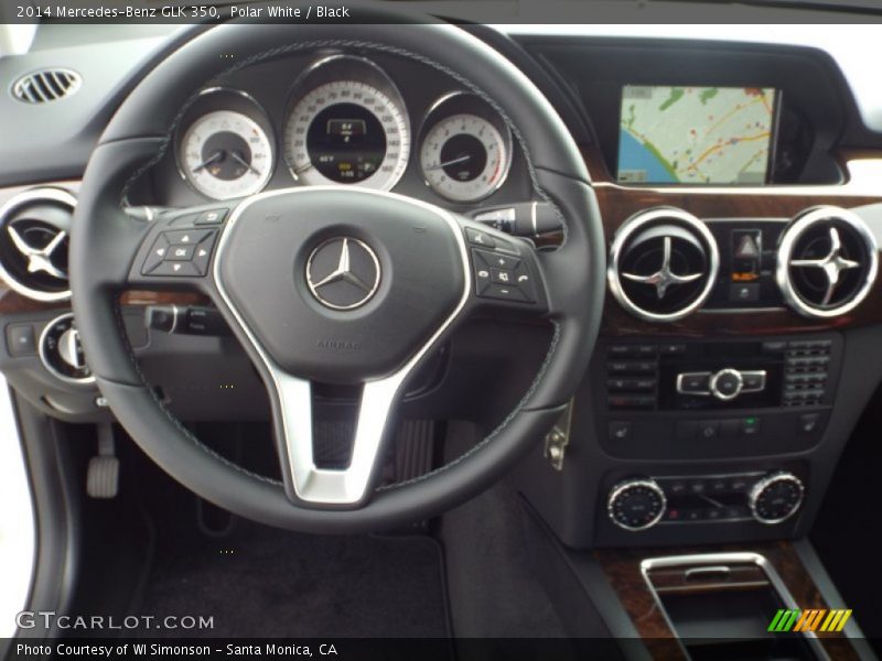 Polar White / Black 2014 Mercedes-Benz GLK 350