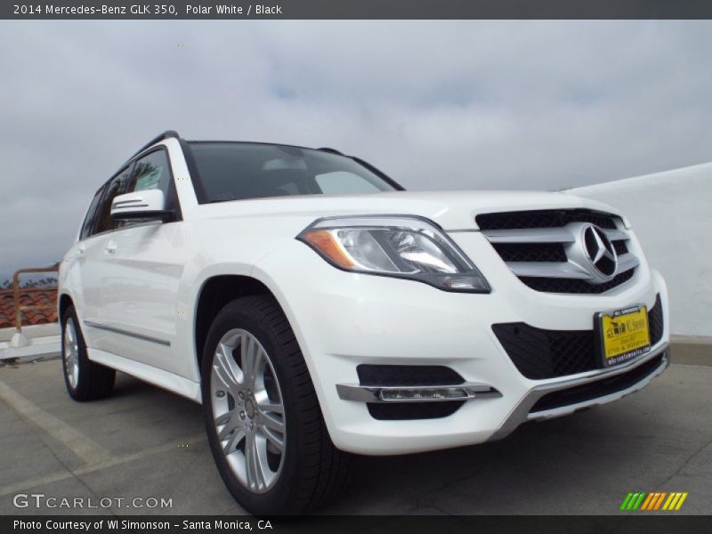Polar White / Black 2014 Mercedes-Benz GLK 350