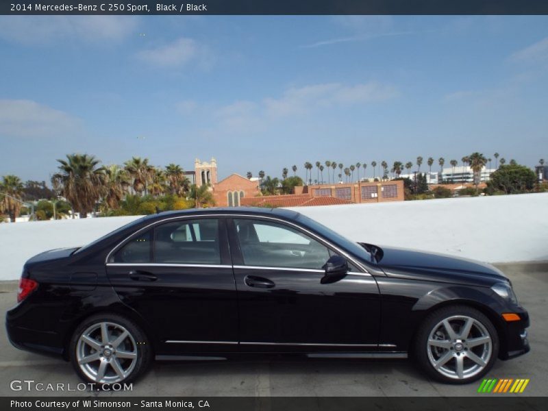 Black / Black 2014 Mercedes-Benz C 250 Sport